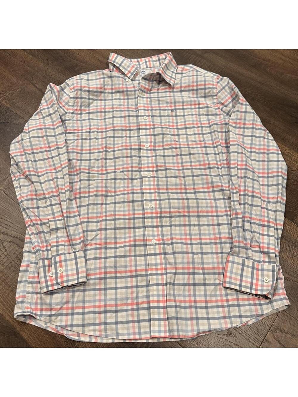 Southern Tide Men's Multi and Red Shirt